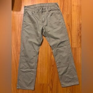 Levi's 559 Men's Olive Chinos